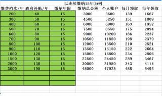 西安市2023养老缴费标准 2023养老缴费价格表